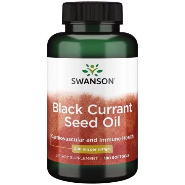 Swanson Juodųjų serbentų sėklų aliejus 500 mg 180 gelio kapsulių paveikslėlį Swanson Juodųjų serbentų sėklų aliejus 500 mg 180 gelio kapsulių nuotrauka