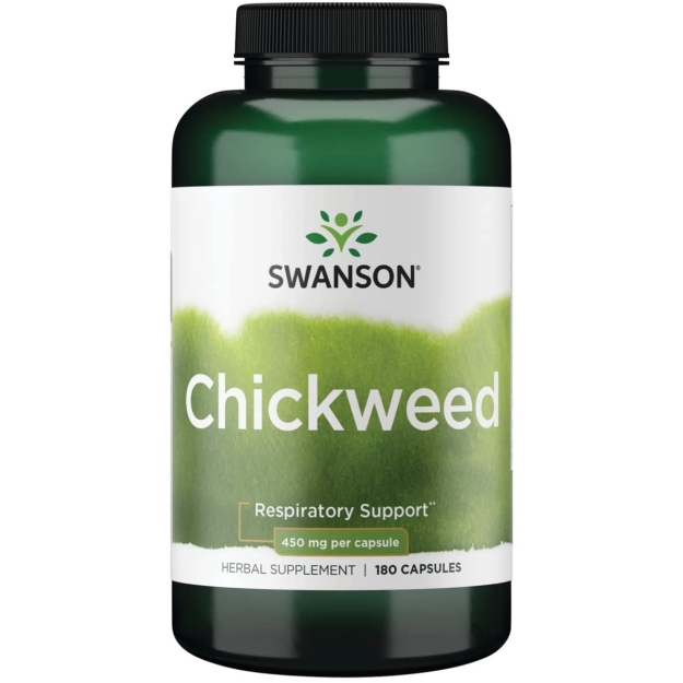 Swanson Chickweed 450 mg 180 kapsulas Swanson Chickweed 450 mg 180 kapsulas