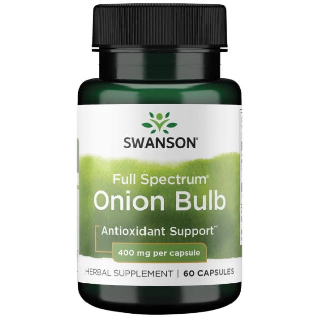 Swanson Full Spectrum Svogūnai 400 mg 60 kapsulių Swanson Full Spectrum Svogūnai 400 mg 60 kapsulių