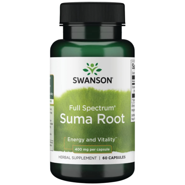 Swanson Full Spectrum Suma Root 400 mg 60 capsules Swanson Full Spectrum Suma Root 400 mg 60 capsules