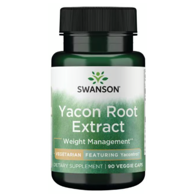 Swanson Yacon sakņu ekstrakts 100 mg 90 vegan kapsulas