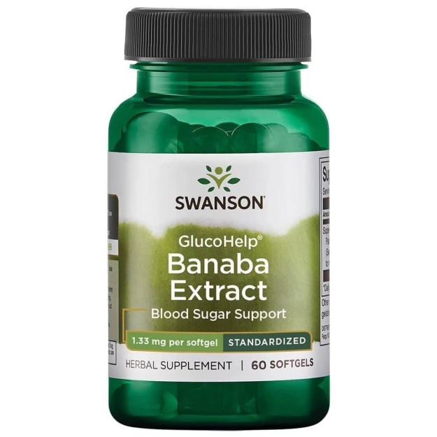 Swanson GlucoHelp Banaba Extract 1,33 mg 60 capsules