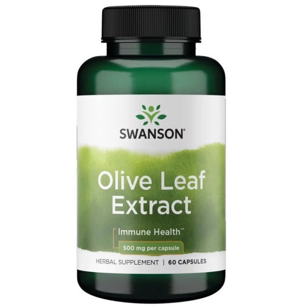 Swanson Olive Leaf Extract 500 mg 60 capsules Swanson Olive Leaf Extract 500 mg 60 capsules