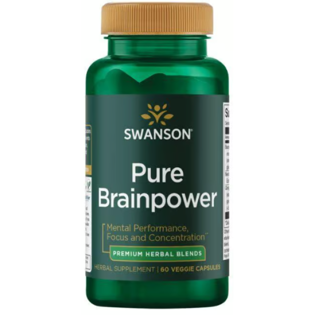 Swanson Pure Brainpower 60 vegan capsules Swanson Pure Brainpower 60 vegan capsules