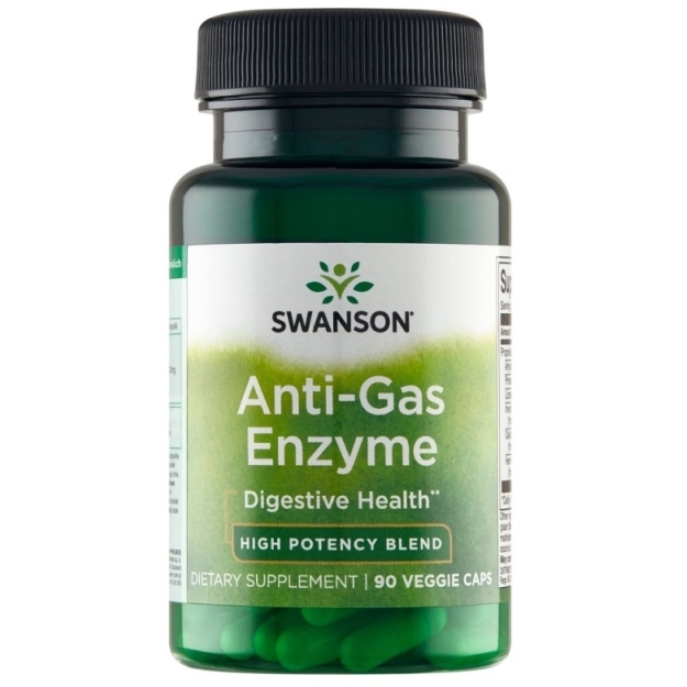 Swanson Anti-Gas Enzyme 90 kapslit pilt Swanson Anti-Gas Enzyme 90 kapslit foto