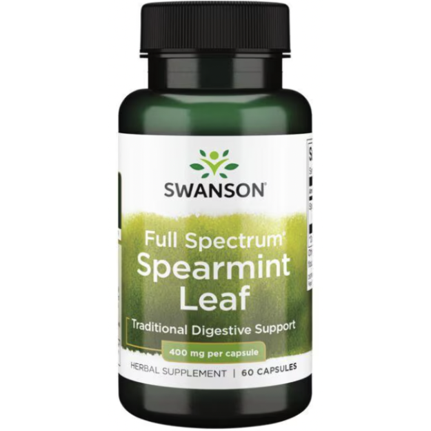 Swanson Full Spectrum Piparmündi lehed 400 mg 60 kapslit pilt Swanson Full Spectrum Piparmündi lehed 400 mg 60 kapslit foto