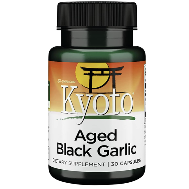 Swanson Aged Black Garlic 30 capsules Swanson Aged Black Garlic 30 capsules