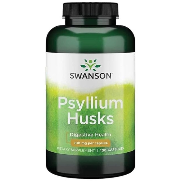 Swanson Psüllium 610 mg 100 kapslit Swanson Psüllium 610 mg 100 kapslit
