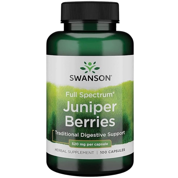 Swanson Full Spectrum Kadiķu ogas 520 mg 100 kapsulas Swanson Full Spectrum Kadiķu ogas 520 mg 100 kapsulas