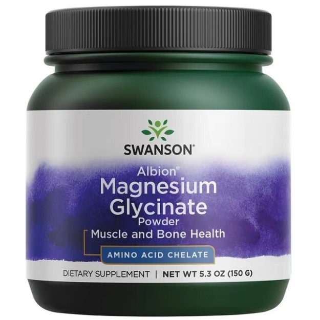 Swanson Albion Magnesium Glycinate Powder 150 g Swanson Albion Magnesium Glycinate Powder 150 g