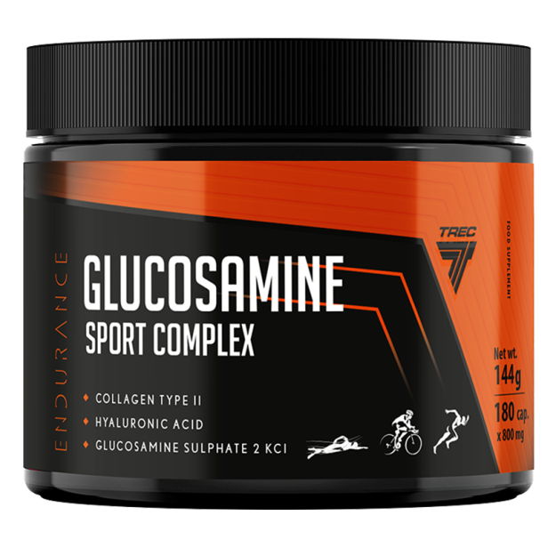 Trec Nutrition Glucosamine sport complex - добавка глюкозамина - 180 капсул картинка Trec Nutrition Glucosamine sport complex - добавка глюкозамина - 180 капсул фото