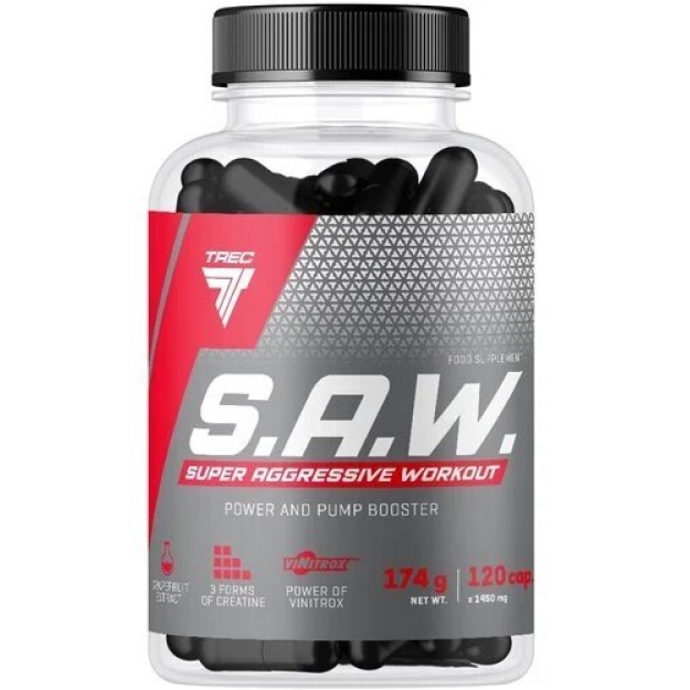 Trec Nutrition S.A.W 120 kapslit pilt Trec Nutrition S.A.W 120 kapslit foto