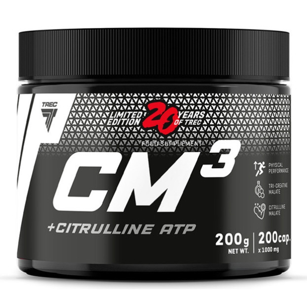 Trec Nutrition CM3 + citrulino ATP 200 kapsulės Trec Nutrition CM3 + citrulino ATP 200 kapsulės