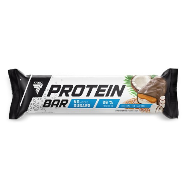 Trec Nutrition Baltymų batonėlis 48 g - kokosas ir karamelė Trec Nutrition Baltymų batonėlis 48 g - kokosas ir karamelė