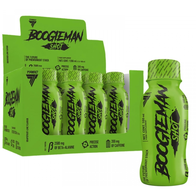 Boogieman shot BOX 12x100 ml - grapefruit-lime