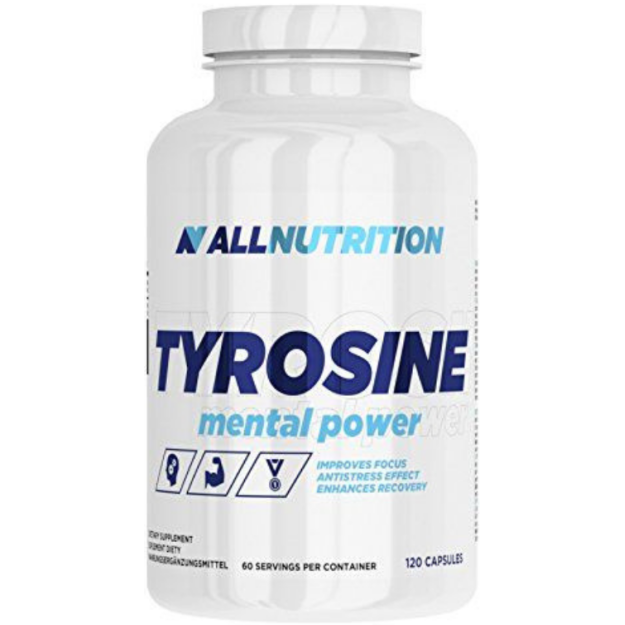AllNutrition TYROSINE MENTAL POWER 120 caps paveikslėlį AllNutrition TYROSINE MENTAL POWER 120 caps nuotrauka