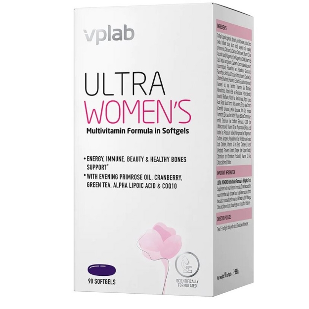 VPLab Nutrition Ultra Women's 90 gelio kapsulės nuotrauka