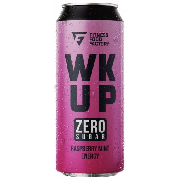 Fitness Food Factory Energy drink WK UP - Raspberry peppermint sugar-free Fitness Food Factory Energy drink WK UP - Raspberry peppermint sugar-free