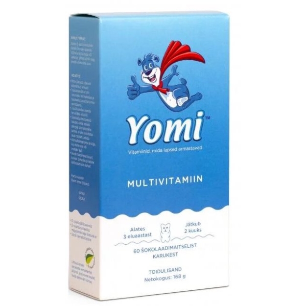 Yomi Мультивитамины 60 шоколадных мишек Yomi Мультивитамины 60 шоколадных мишек