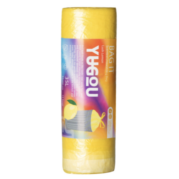 Aroomiga prügikotid 35L - sidrun