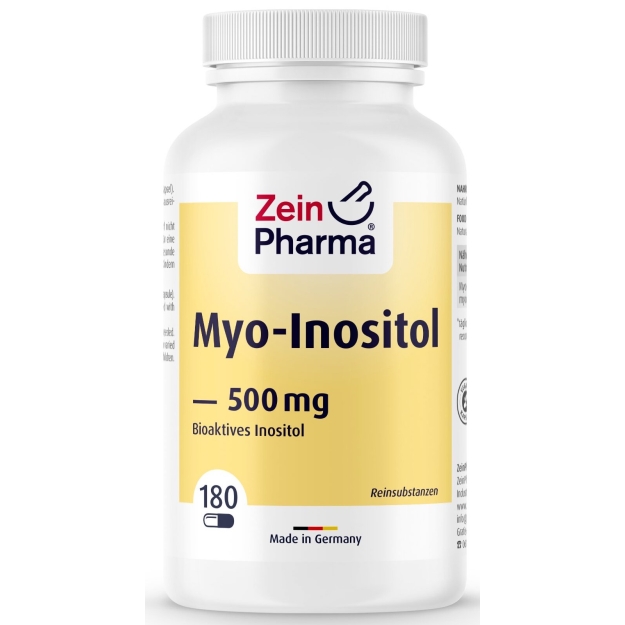 Zein Pharma Myo-Inozitol 500 mg 180 kapsulių Zein Pharma Myo-Inozitol 500 mg 180 kapsulių