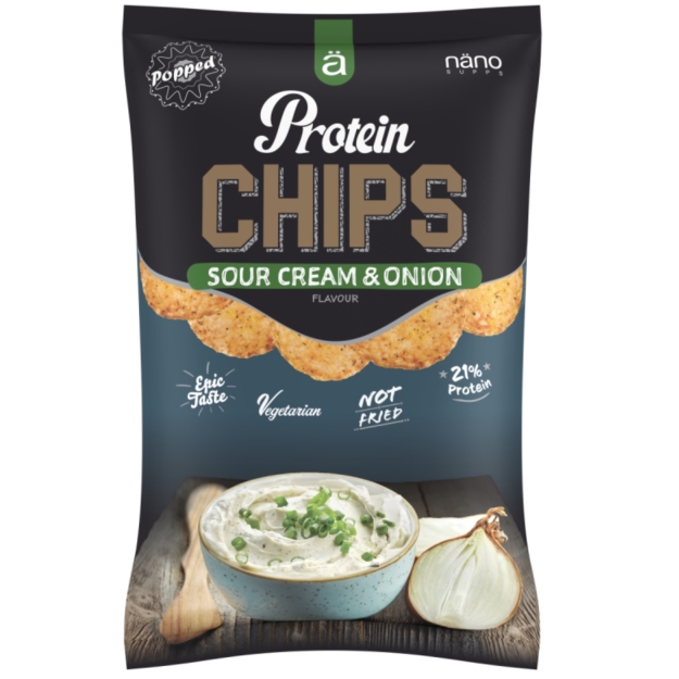 Ä Nano supps Protein Chips 40 g, Sour cream & onion picture Ä Nano supps Protein Chips 40 g, Sour cream & onion photo